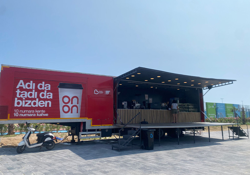 ONON Kafe Mobil TIR Sarımsaklı’da!